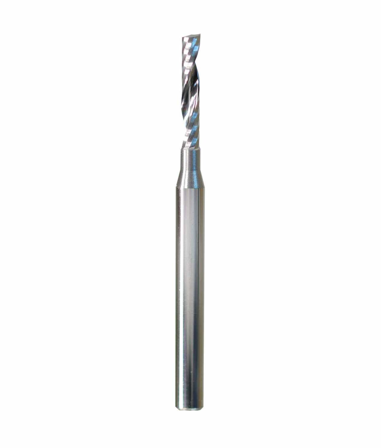 2mm diameter acrylic tool single flute - 11mm LOC