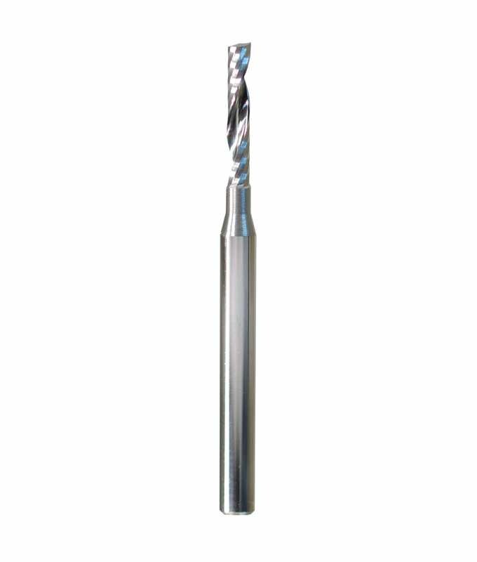 2mm diameter acrylic tool single flute - 11mm LOC