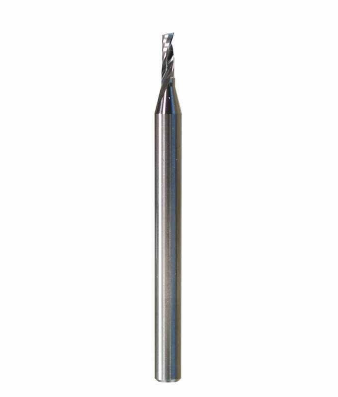 2mm diameter acrylic tool single flute - 6mm LOC