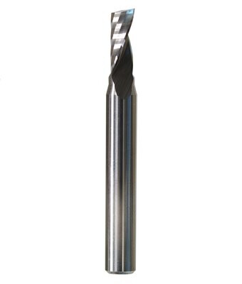 5mm diameter acrylic tool single flute - 12mm LOC