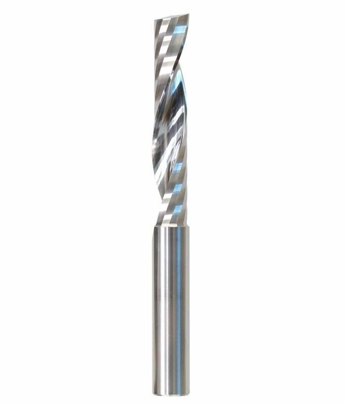 10mm diameter acrylic tool single flute - 55mm LOC
