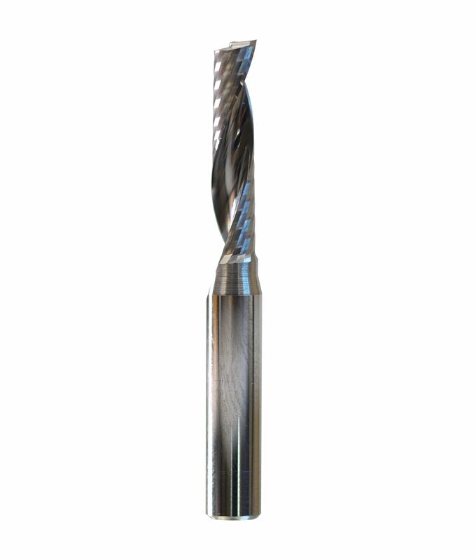 5mm Diameter multipurpose single flute - 6mm shank, 22mm LOC
