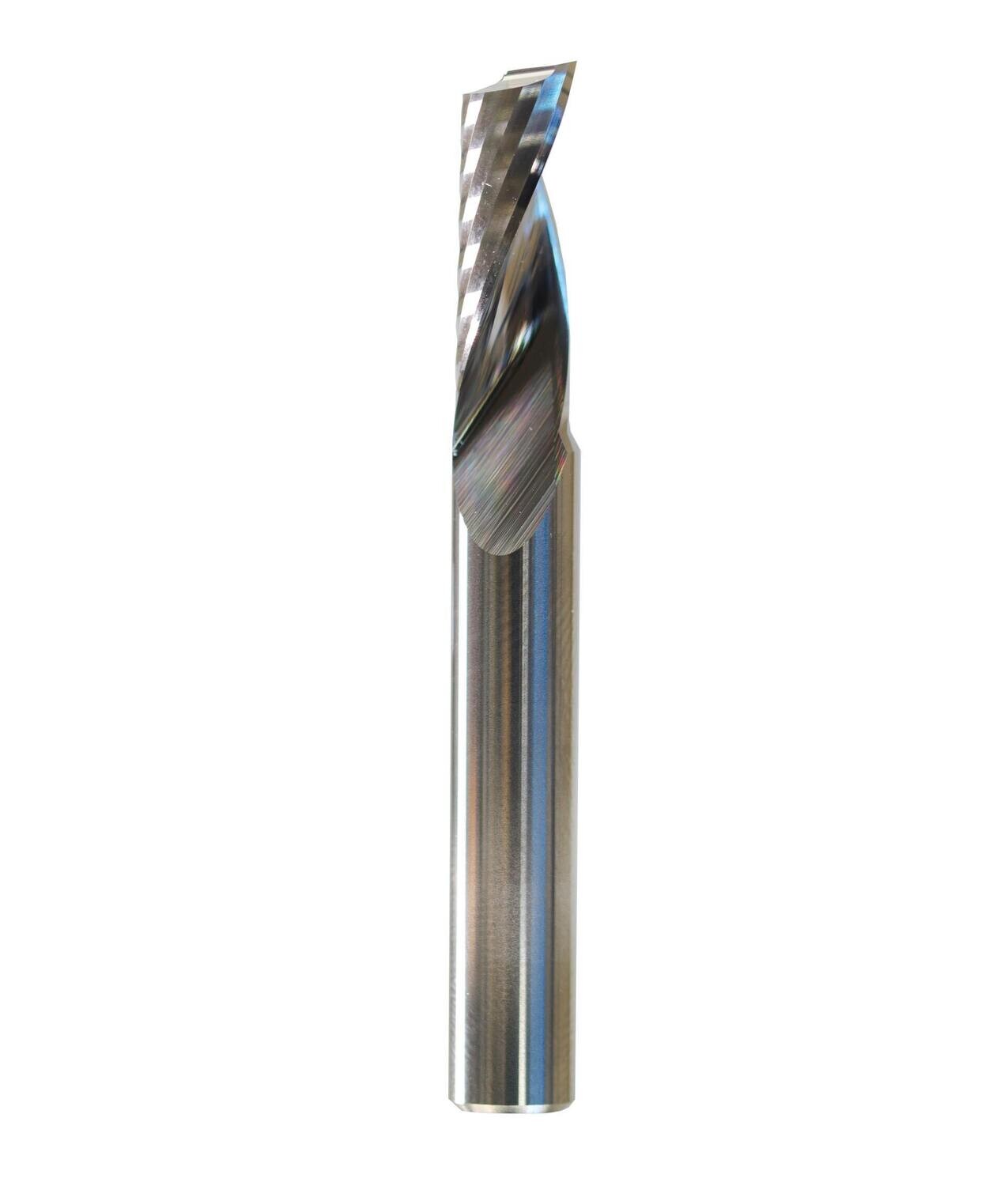 8mm Diameter multipurpose single flute - 8mm shank, 22mm LOC