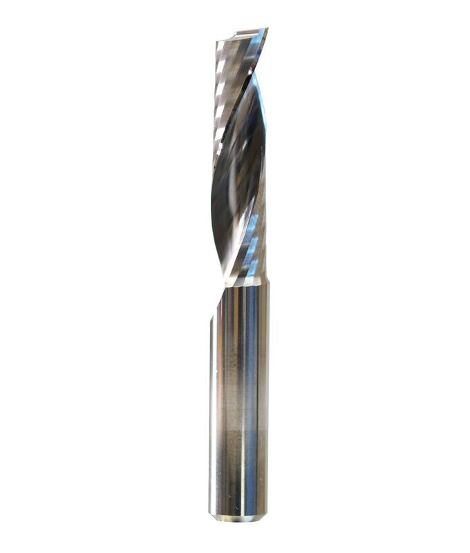 8mm Diameter multipurpose single flute - 8mm shank, 32mm LOC