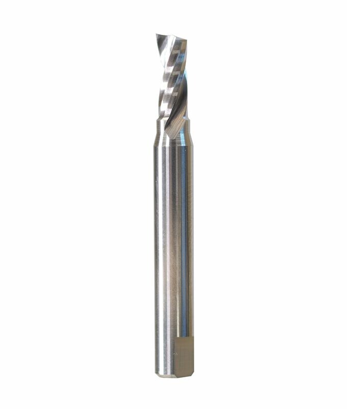 5mm Diameter, 12mm LOC - Acrylic single flute