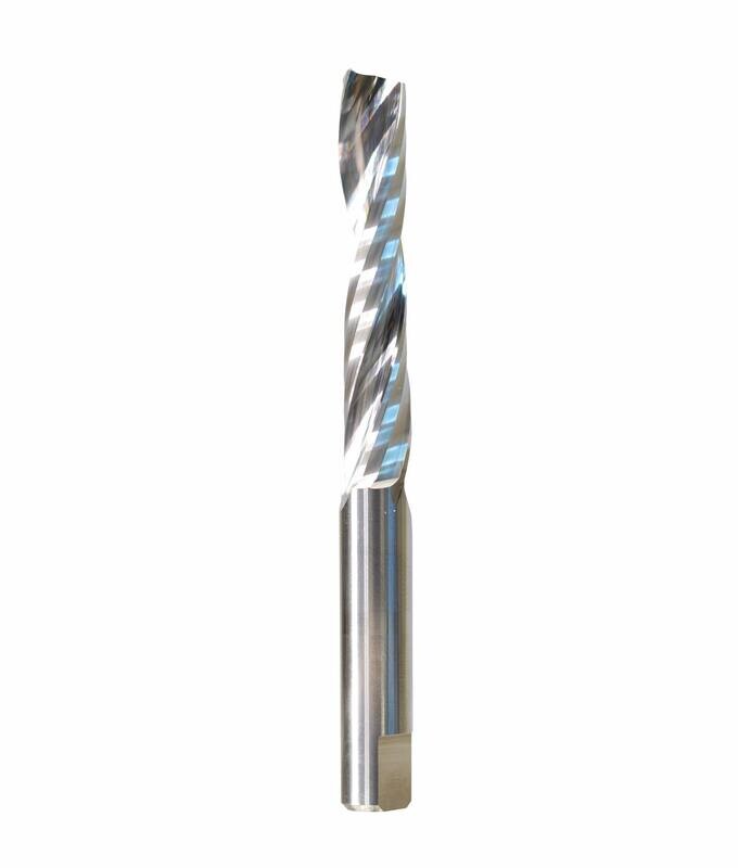 10mm Diameter, 55mm LOC - Acrylic single flute