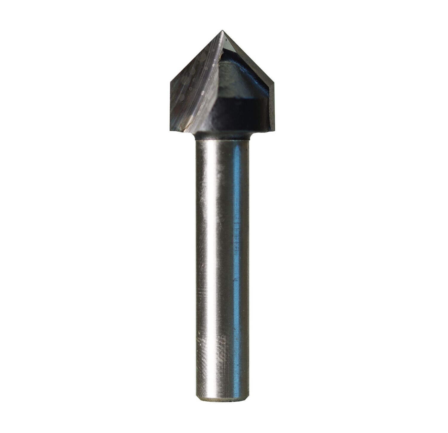 90 Deg V-Tool - Point tip - 8mm Shank