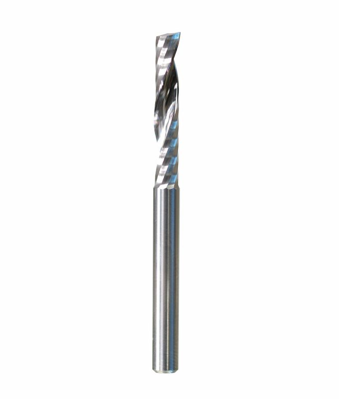 4mm diameter acrylic tool single flute -22mm LOC