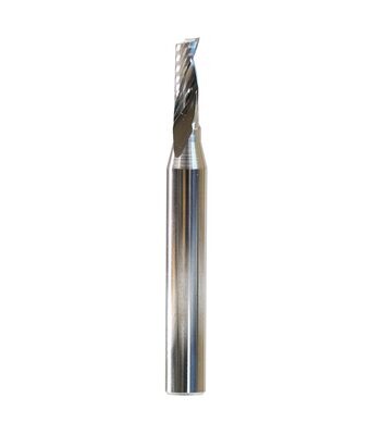 4mm Diameter multipurpose single flute - 6mm shank, 12mm LOC 4mm Diameter multipurpose single flute - 6mm shank, 12mm LOC