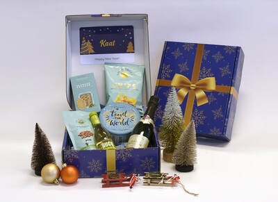 Geschenkdoos "BLUE Apero - alco/nonalco - Combo"