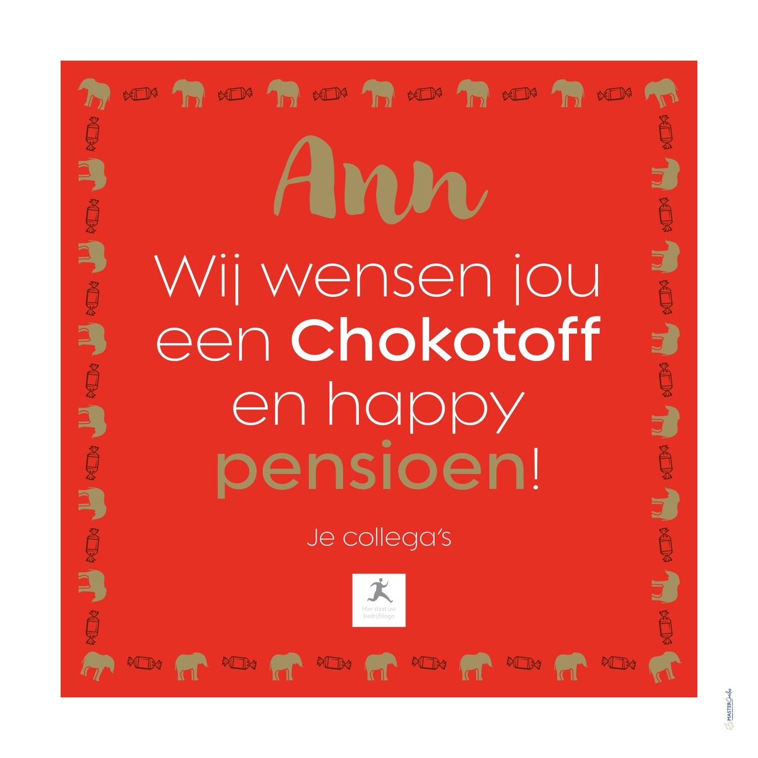 3D Fotokader B wit &quot;Pensioen&quot;, Welke poster kies je?: Poster 1