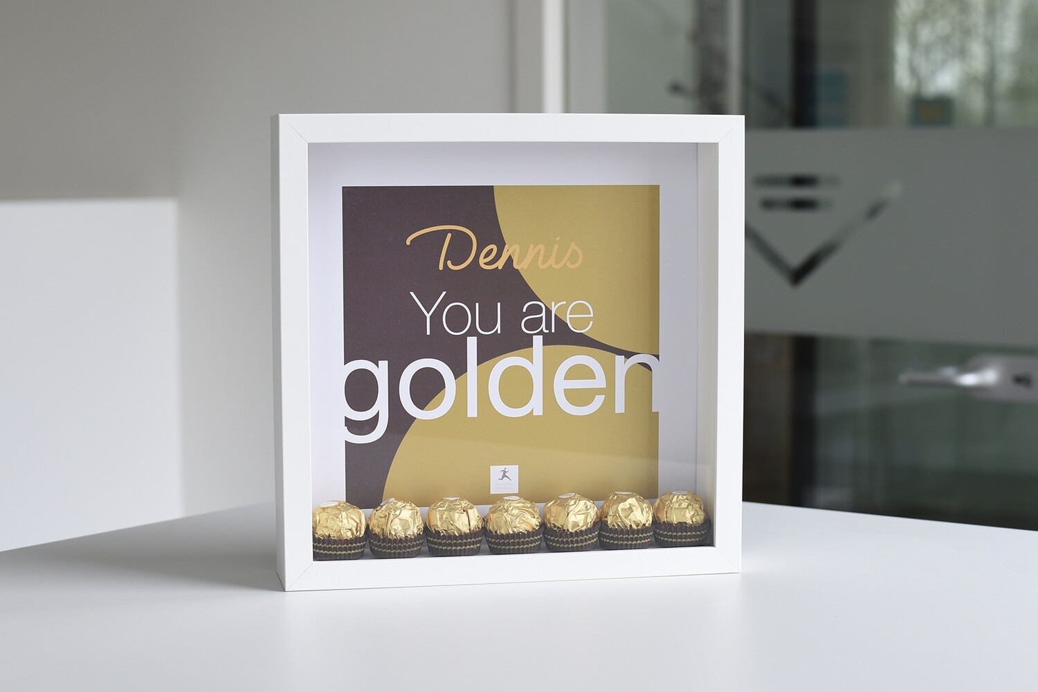 3D Fotokader B wit Ferrero"GOLD"