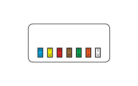 Removable 50mm x 25mm (2″ x 1″) Colour Coded DCG Label