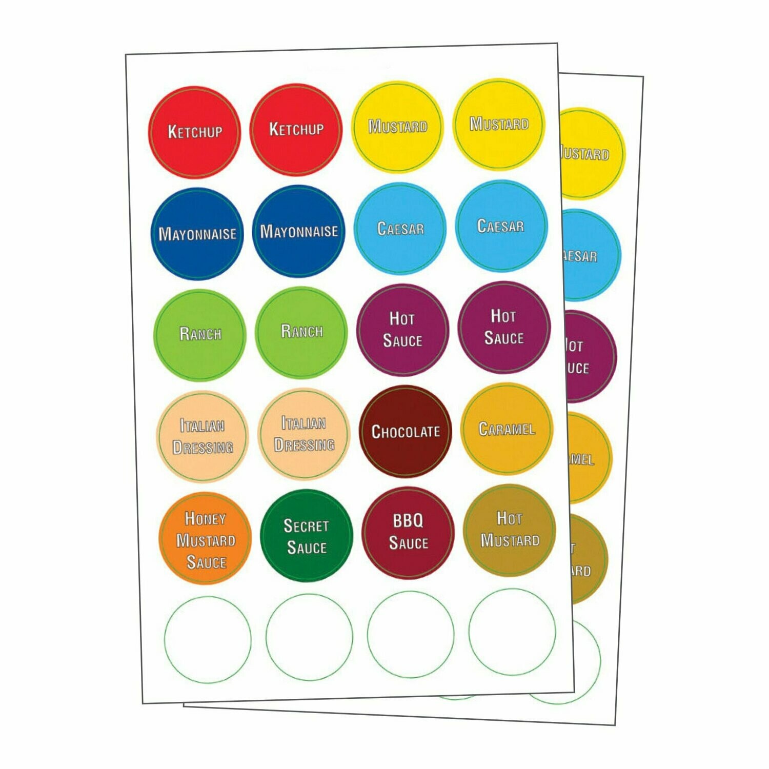 FIFO Circle Cap Labels