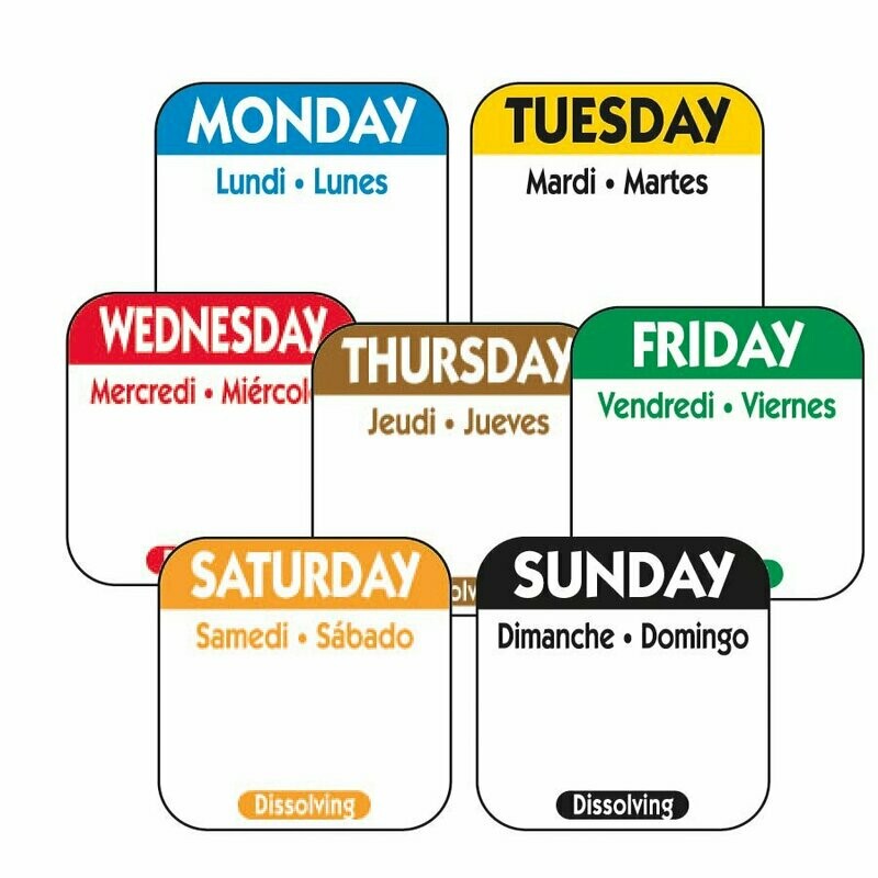 Food safety labels - 25mm (1″)