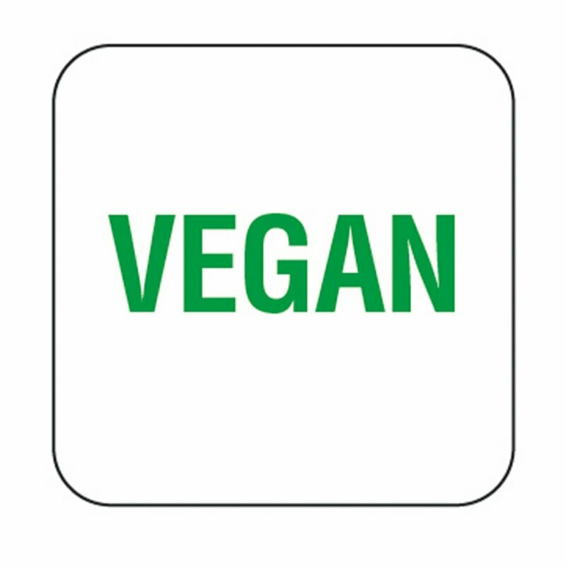 Allergen Vegan Label 25mm (1) English Removable