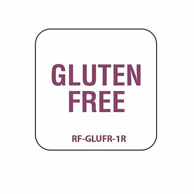Allergen Gluten Free Label 25mm (1″) English Removable