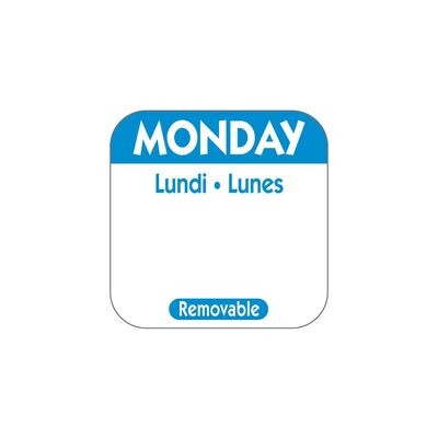 Food safety labels - 25mm Removable Day of the Week Label - Monday