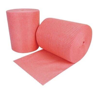 EcoTech Envirolite Super Antibacterial Cleaning Cloths Red (Roll of 2 x 500)