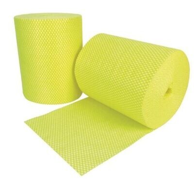 EcoTech Envirolite Super Antibacterial Cleaning Cloths Yellow (Roll of 2 x 500)
