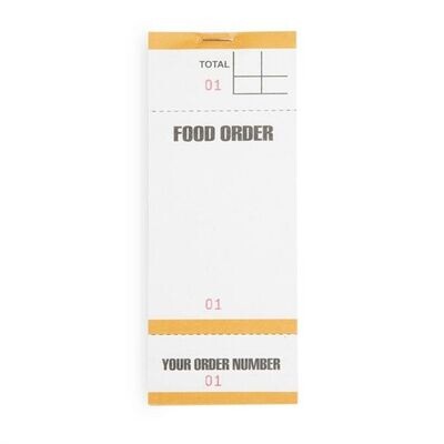 Olympia Bar Food Pad With Order Tickets Single Leaf (Pack of 50)