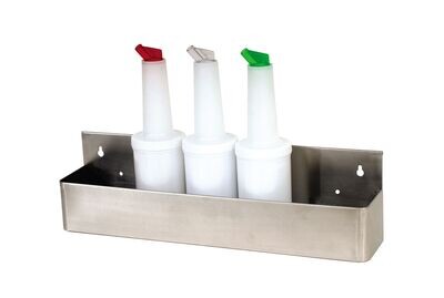 GenWare Stainless Steel 8 Bottle Speed Rail 80cm/32"