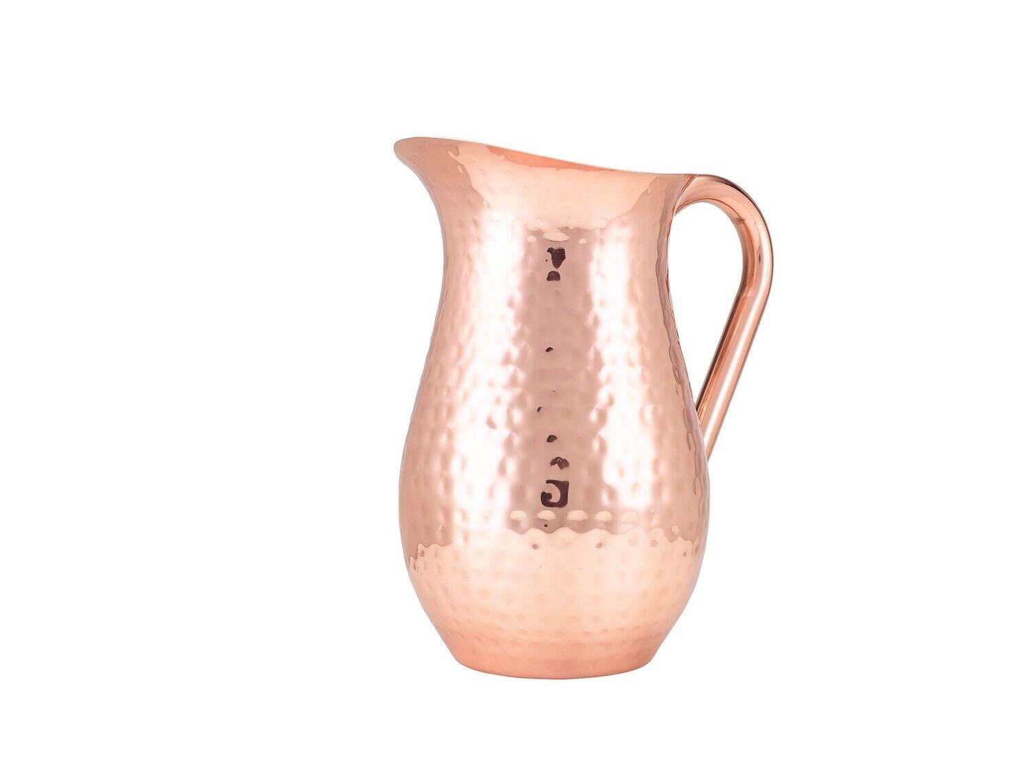 GenWare Hammered Copper Plated Water Jug 2L/67.6oz