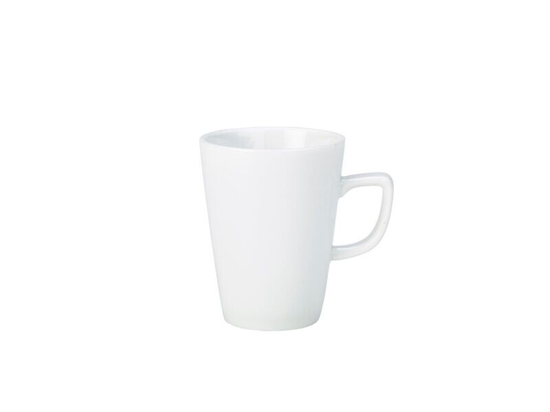 Genware Porcelain Conical Coffee Mug 22cl/ 7.75oz