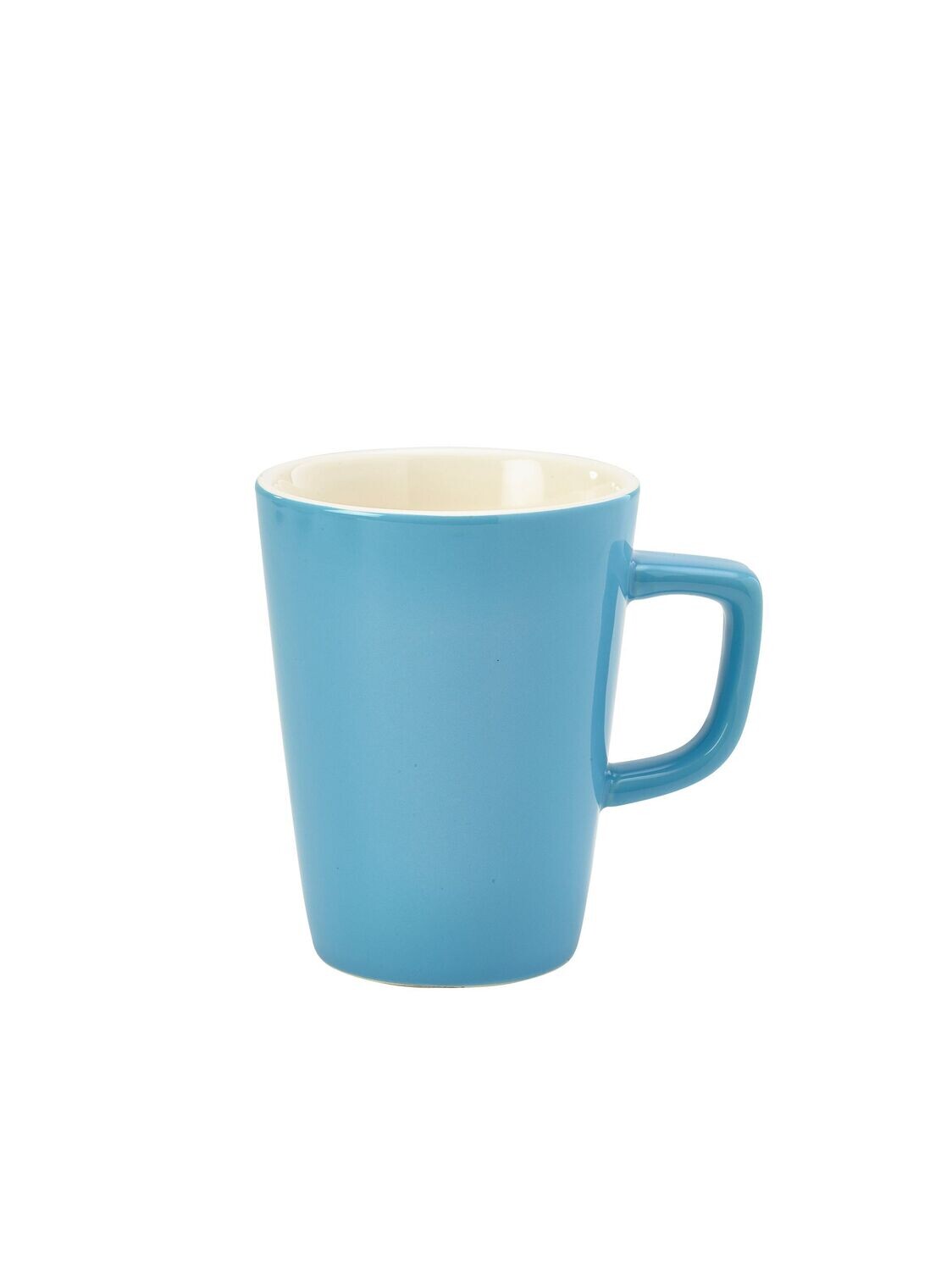 Genware Porcelain Blue Latte Mug 34cl/ 12oz