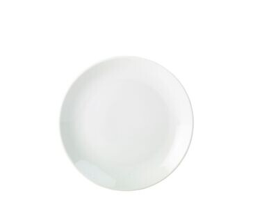 Genware Porcelain Coupe Plate 26cm/ 10.25"