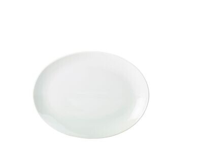 Genware Porcelain Oval Plate 31cm/ 12.25"