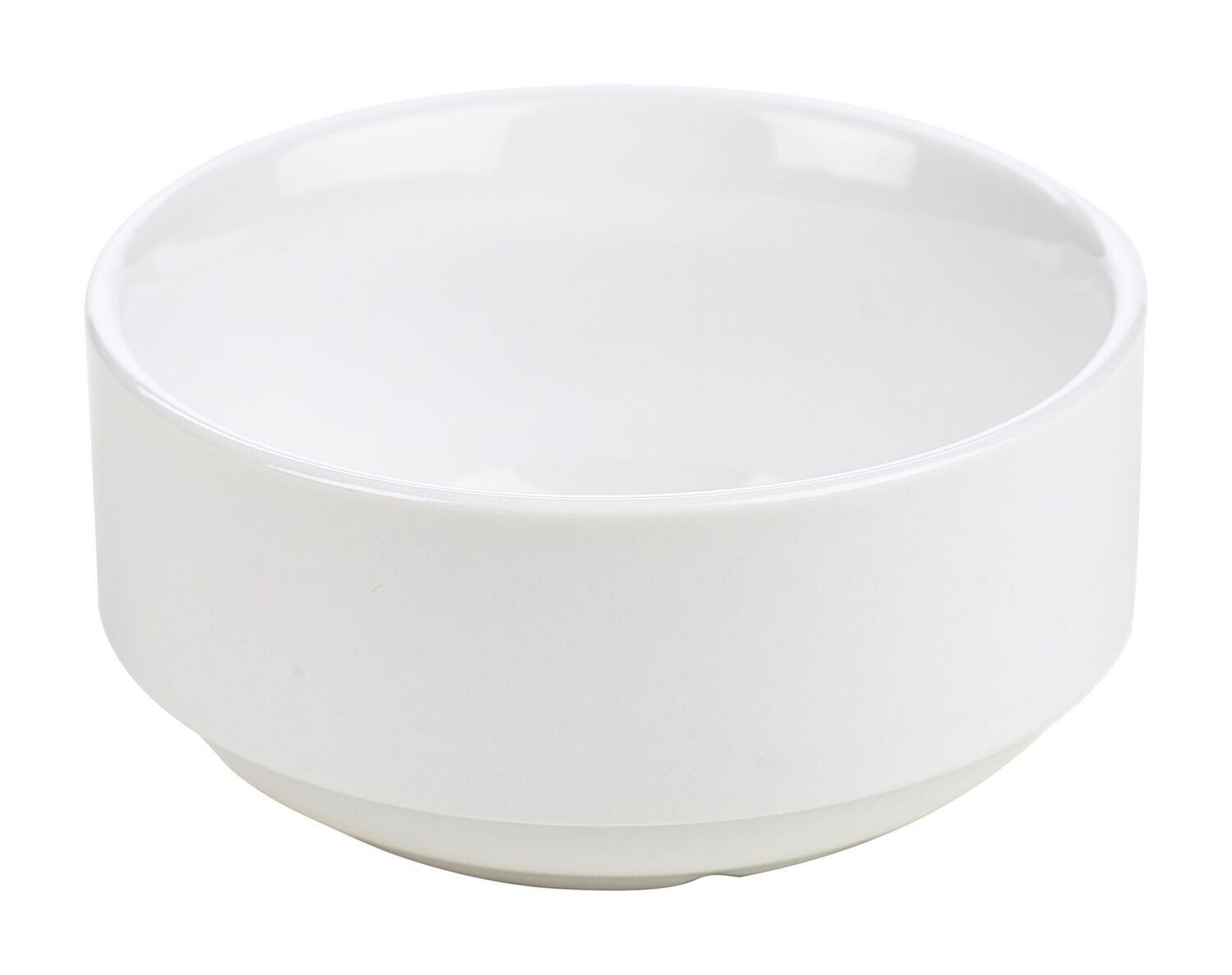Genware Porcelain Unhandled Soup Bowl