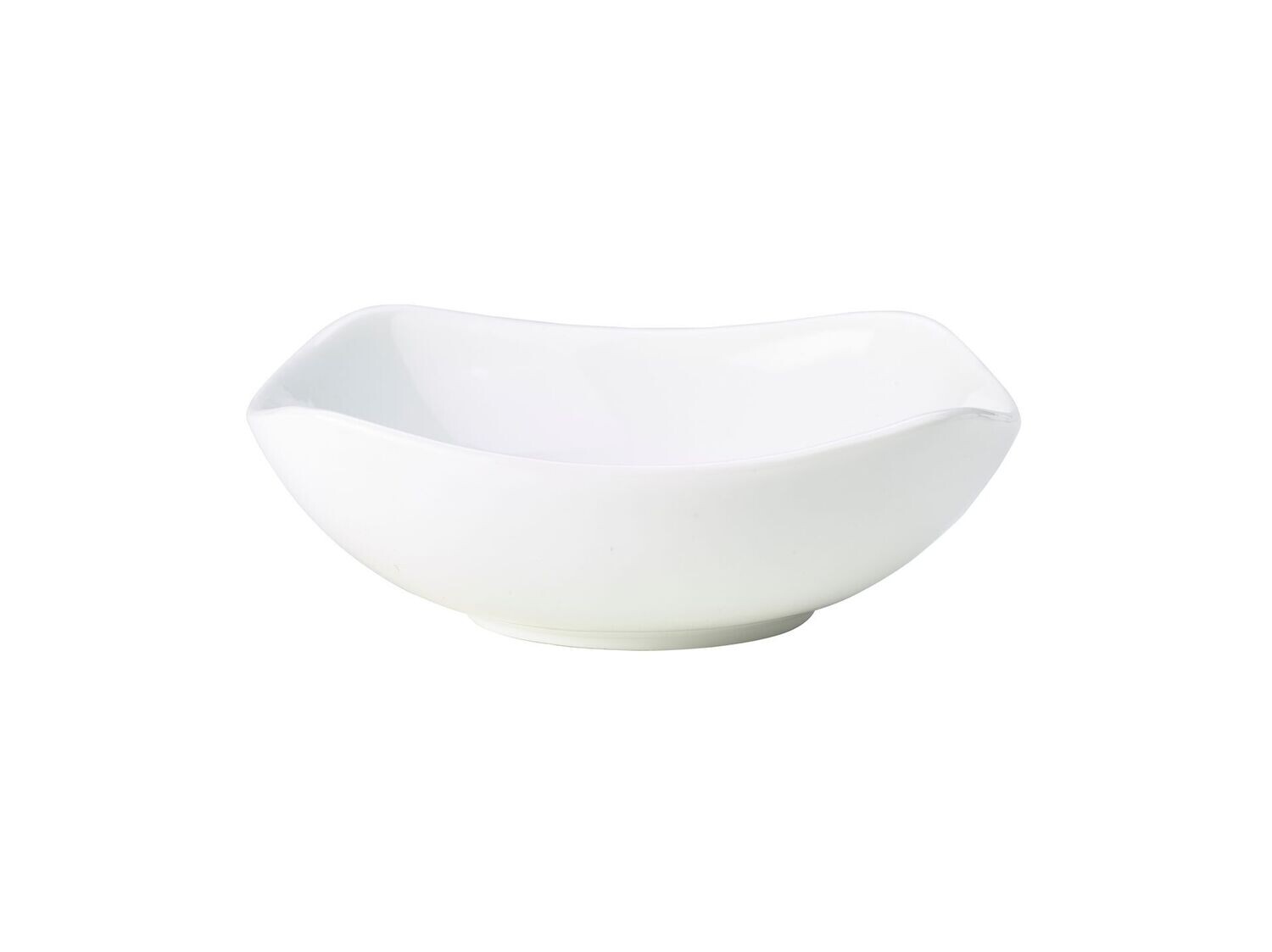Genware Porcelain Rounded Square Bowl