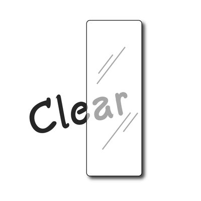 DateCodeGenie® 50mm x 150mm (2″ x 6″) Clear Blank Permanent Labels