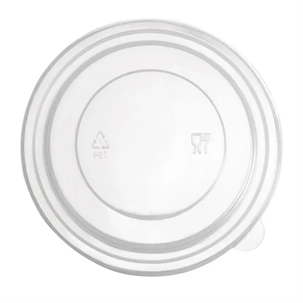 Fiesta Recyclable PET Round Salad Bowl Lids (300 Pack)
