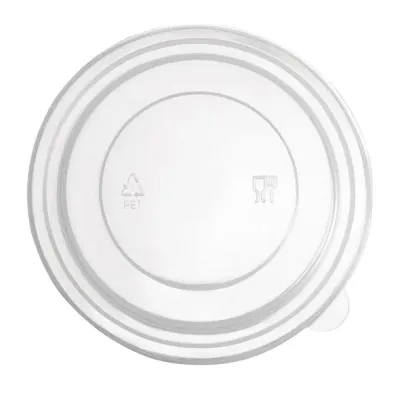 Fiesta Recyclable PET Round Salad Bowl Lids (300 Pack)