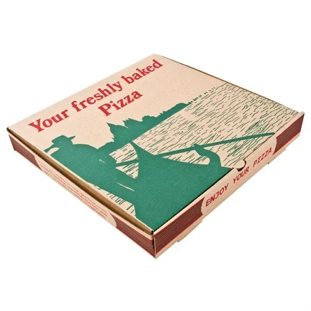 Amipak Compostable Printed Pizza Boxes 14" (50 Pack)