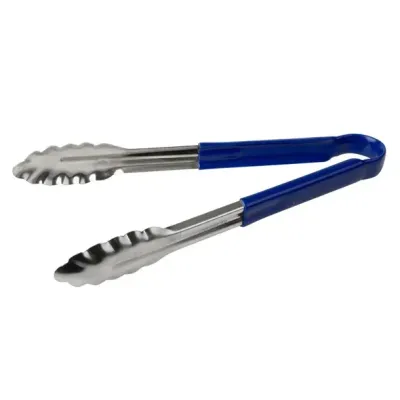 Hygiplas Colour Coded Blue Serving Tongs 300mm Hygiplas Colour Coded Blue Serving Tongs 300mm