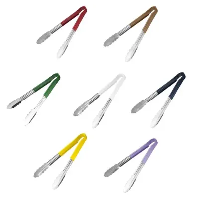Hygiplas 300mm Colour Coded Tong Set (7 Colours) Hygiplas 300mm Colour Coded Tong Set (7 Colours)