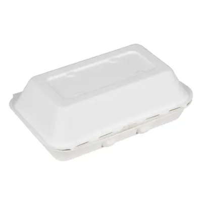 Fiesta Compostable Bagasse Food Containers 9x6" (200 Pack)
