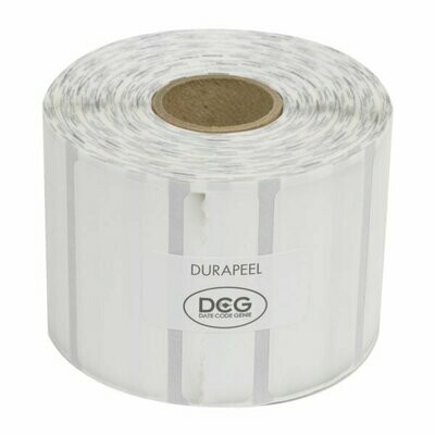 Date Code Genie® DuraPeel™ 50mm x 25mm (2″ x 1″) Blank DCG Label Date Code Genie® DuraPeel™ 50mm x 25mm (2″ x 1″) Blank DCG Label