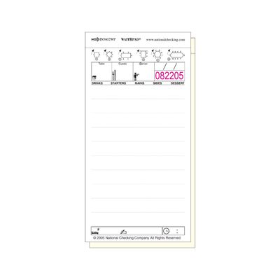 Medium Two-Part Carbonless WaitRpads® 10 pads per pack Medium Two-Part Carbonless WaitRpads® 10 pads per pack