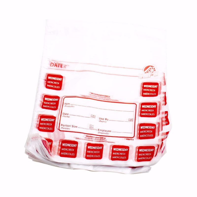 Wednesday - DateIt™ Days of the Week Portion Bags – 165mm x 175mm