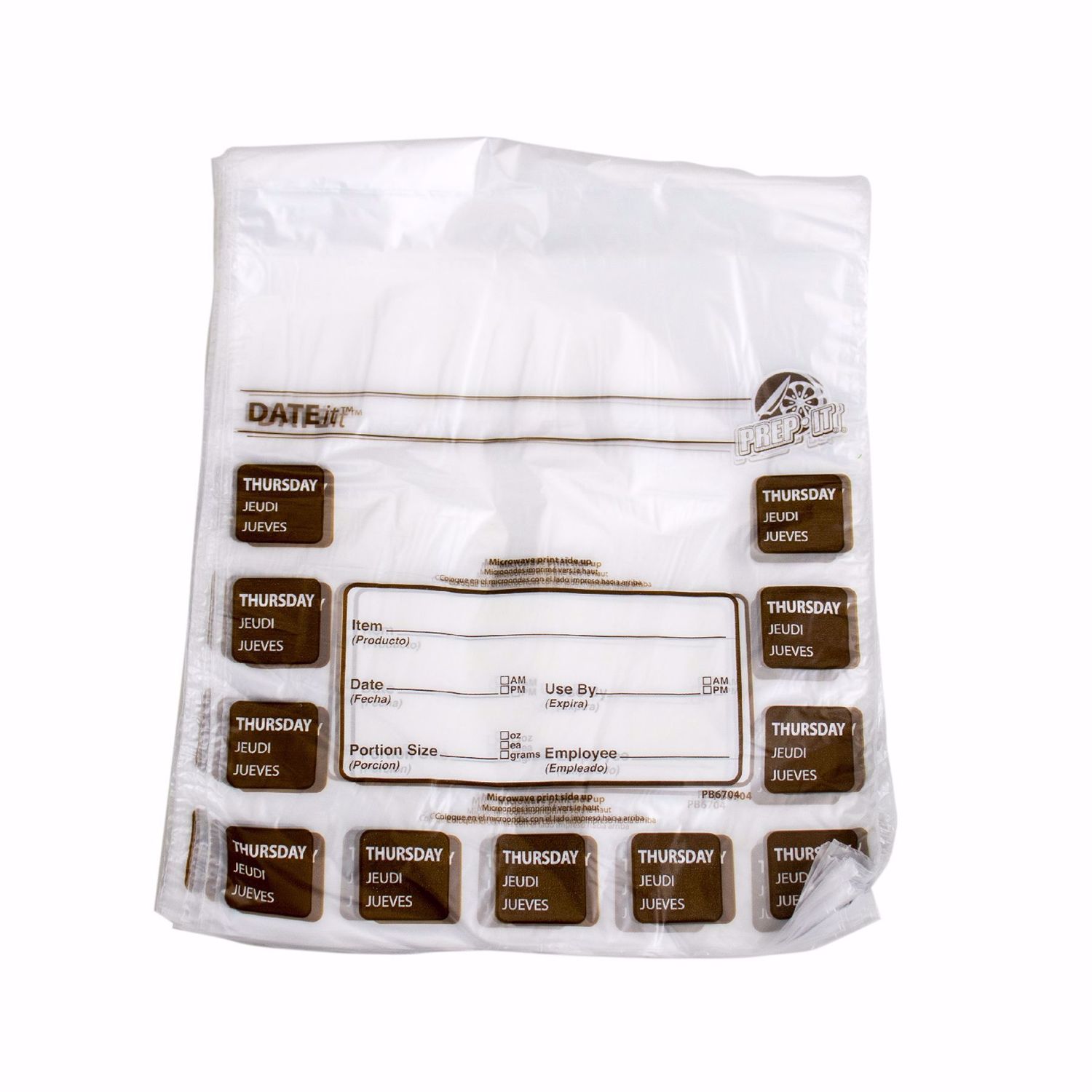 Thursday - DateIt™ Days of the Week Portion Bags – 165mm x 175mm Thursday - DateIt™ Days of the Week Portion Bags – 165mm x 175mm