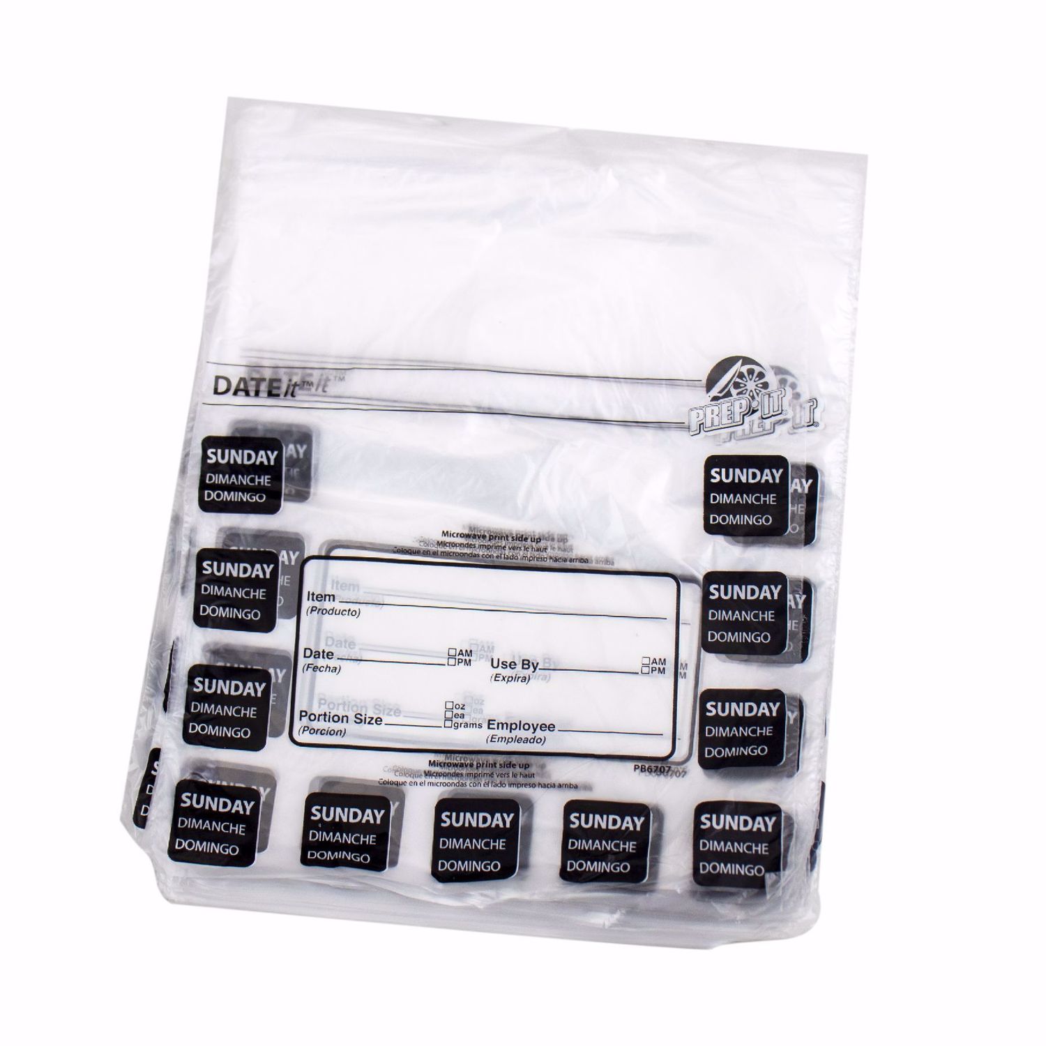 Sunday - DateIt™ Days of the Week Portion Bags – 165mm x 175mm Sunday - DateIt™ Days of the Week Portion Bags – 165mm x 175mm