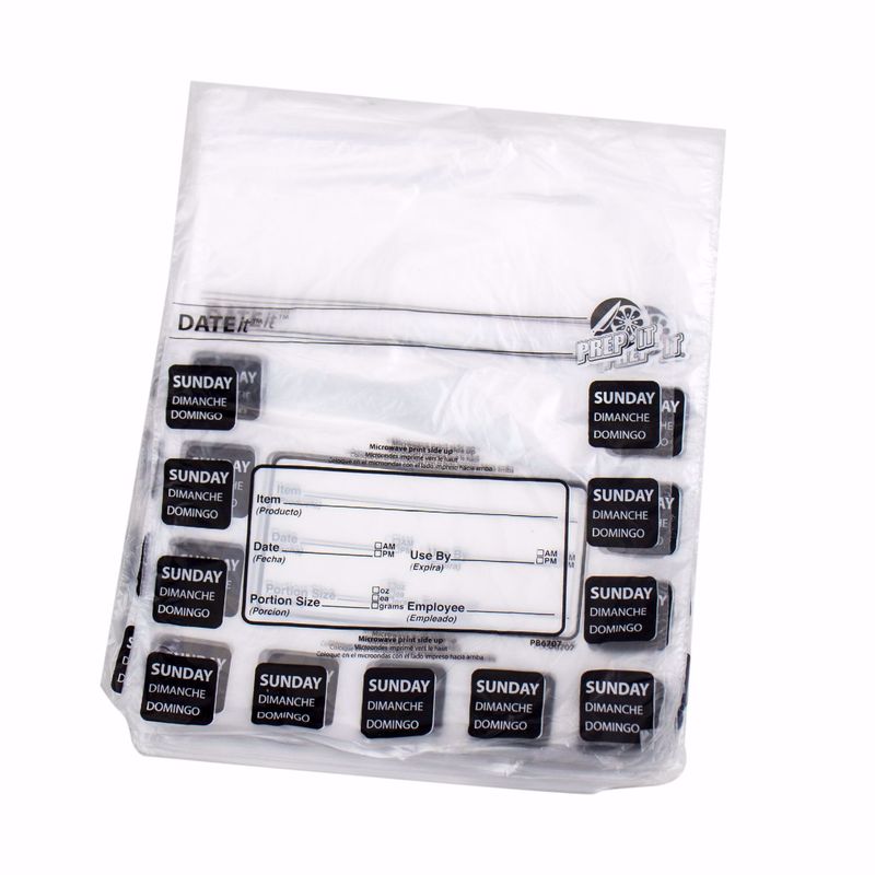 Sunday - DateIt™ Days of the Week Portion Bags – 165mm x 175mm