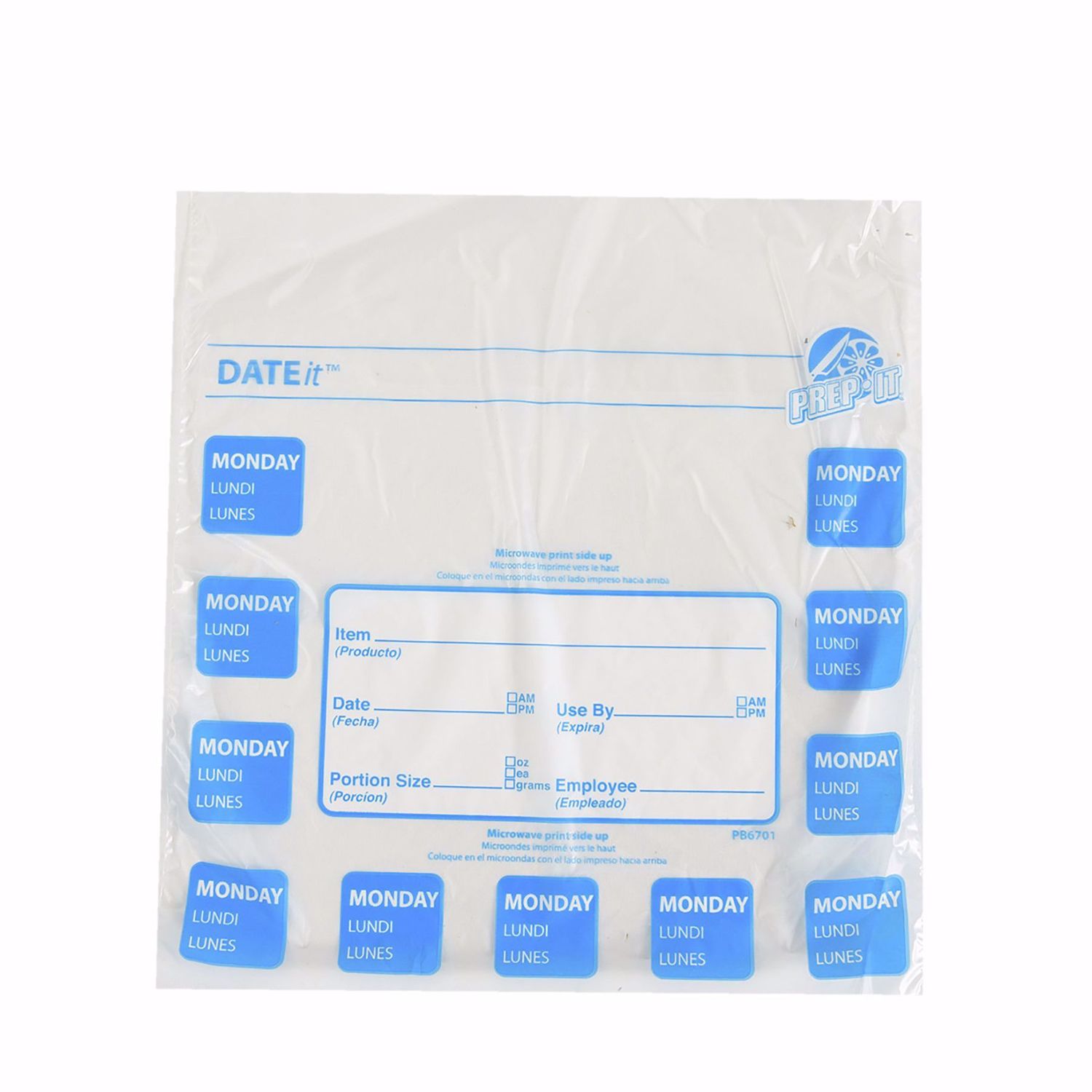 Monday - DateIt™ Days of the Week Portion Bags – 165mm x 175mm Monday - DateIt™ Days of the Week Portion Bags – 165mm x 175mm