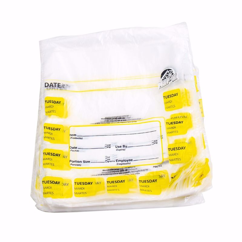 Tuesday - DateIt™ Days of the Week Portion Bags – 165mm x 175mm