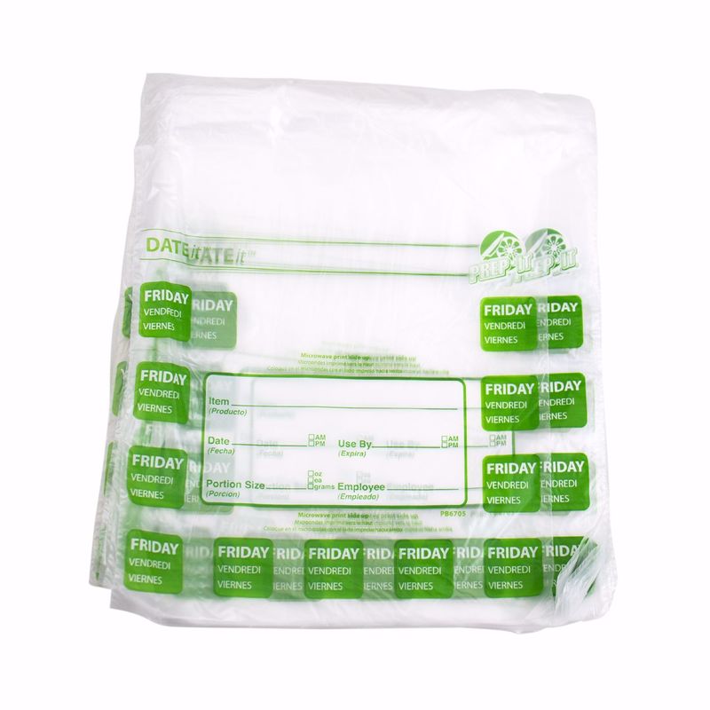 Friday - DateIt™ Days of the Week Portion Bags – 165mm x 175mm