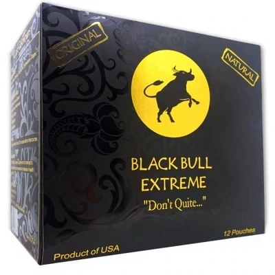15ct Pouches Black Bull Extreme Don’t Quit Honey – Made in USA (12 x 22 Gram)